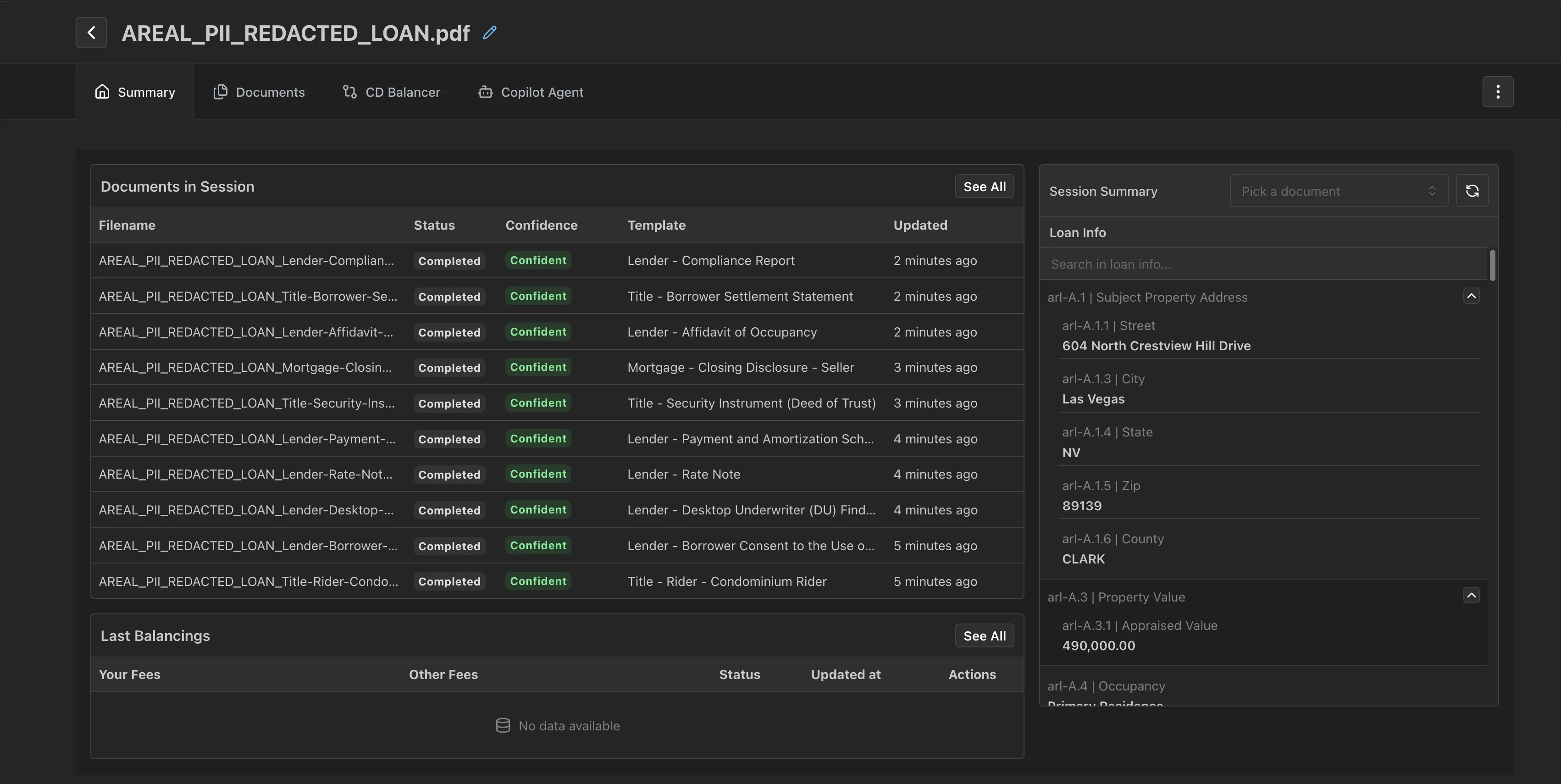 Example List View