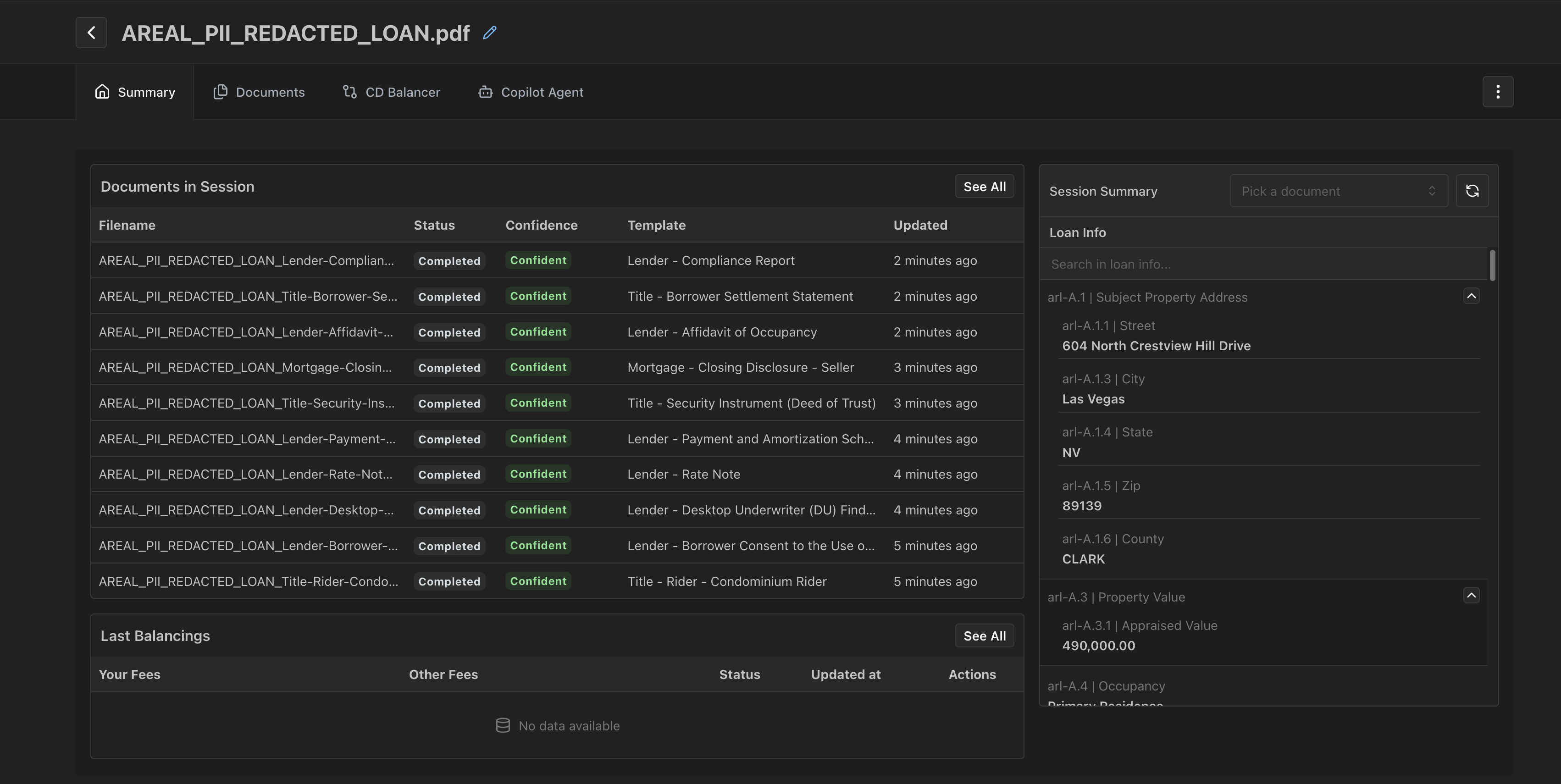 Example List View